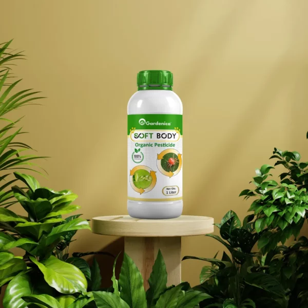 Gardenica Soft Body - Organic / Herbal Pesticide to keep Plant Healthy and Safe from Soft Body Insects. (1 ltr.)
